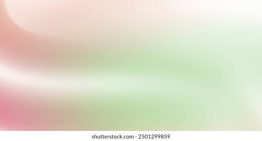 Abstract colorful blurred gradient background with pink, green, orange and white color. Vector