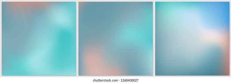 Abstract colorful blurred gradient mesh vector background. Element for your website, presentation, app and other. All elements are easily editable. 