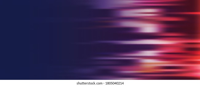 Abstract Colorful Blurred Header Background Template, Futuristic Poster or Landing Page Background Design - Vector Illustration