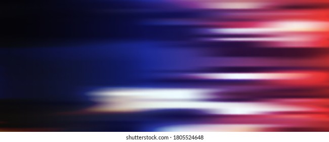 Abstract Colorful Blurred Header Background Template, Futuristic Poster or Landing Page Background Design - Vector Illustration