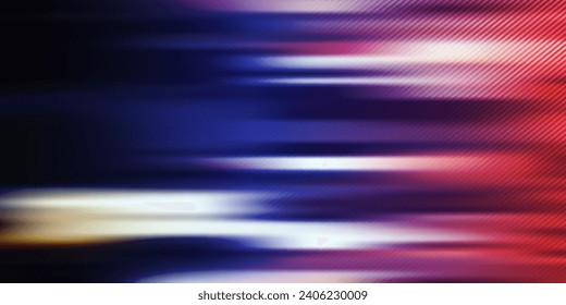 Abstract Colorful Blurred Header Background Template, Futuristic Poster or Landing Page Background Design - Vector Illustration