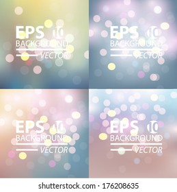 Abstract colorful blurred vector background