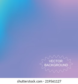 Abstract colorful blurred vector background