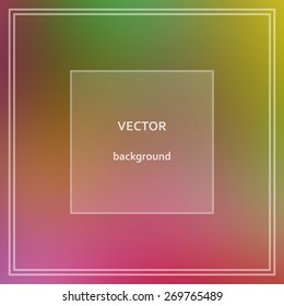 Abstract colorful blurred vector background.  Elements for your website or presentation.
