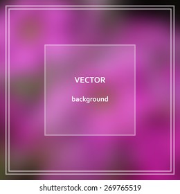 Abstract colorful blurred vector background.  Elements for your website or presentation.