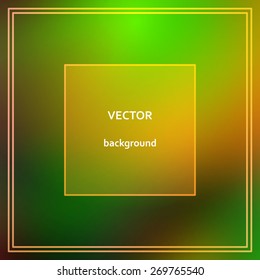 Abstract colorful blurred vector background.  Elements for your website or presentation.
