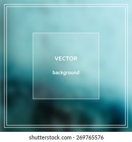 Abstract colorful blurred vector background.  Elements for your website or presentation.