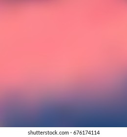 Abstract colorful blurred vector background. Element for your website or presentation. Blue and pink color. Grunge