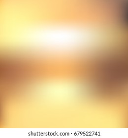 Abstract colorful blurred vector background. Element for your website or presentation. Gold color.