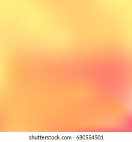 Abstract colorful blurred vector background. Element for your website or presentation. Orange and yellow color.