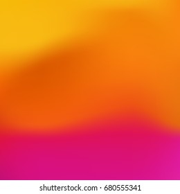 Abstract colorful blurred vector background. Element for your website or presentation. Orange and yellow color.