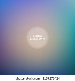 Abstract colorful blurred vector backgrounds. EPS 10.