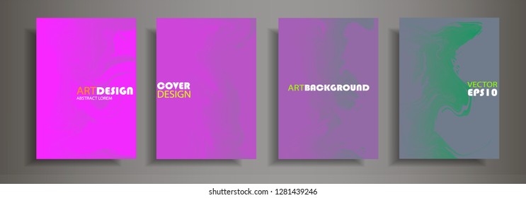 Abstract colorful blurred vector backgrounds set 10. Used design presentations, print,flyer,business cards,invitations, calendars,sites, packaging,cover.