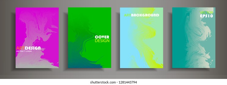 Abstract colorful blurred vector backgrounds set 10. Used design presentations, print,flyer,business cards,invitations, calendars,sites, packaging,cover.