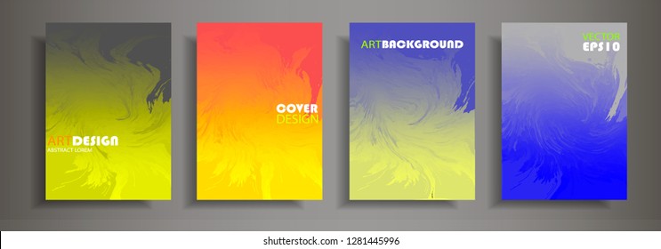 Abstract colorful blurred vector backgrounds set 10. Used design presentations, print,flyer,business cards,invitations, calendars,sites, packaging,cover.