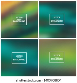 Abstract colorful blurred vector backgrounds. Elements for your website or presentation.
