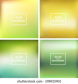 Abstract colorful blurred vector backgrounds. Vector timeline template.  Elements for your website or presentation. 