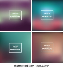 Abstract colorful blurred vector backgrounds. Vector timeline template.  Elements for your website or presentation. Gui.  Homepage. Application ( app )