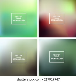 Abstract colorful blurred vector backgrounds. Vector timeline template.  Elements for your website or presentation 