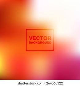 Abstract colorful blurred vector backgrounds. Smooth Wallpaper for website, presentation or poster design