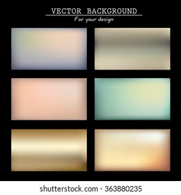 Abstract colorful blurred vector backgrounds. Vector timeline template. Elements for your website or presentation. Application
