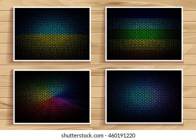 Abstract colorful blurred vector backgrounds. Vector timeline template. Elements for your website or presentation. Application. Mobile applications, web sites, graphic design.