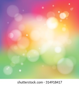 Abstract colorful blurred vector clean background