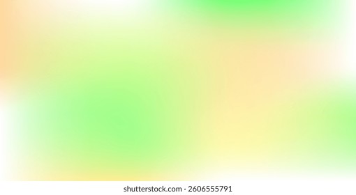 Abstract colorful blurry background with light yellow and light green hues. Smooth gradient blur effect for a soft, modern look.