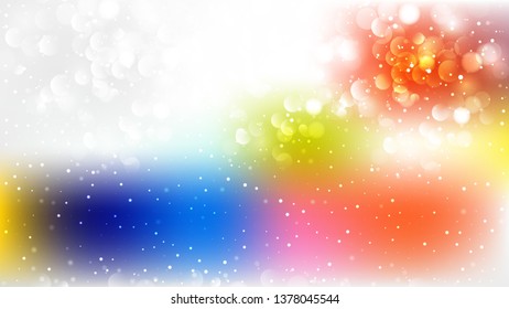 Abstract Colorful Blurry Lights Background