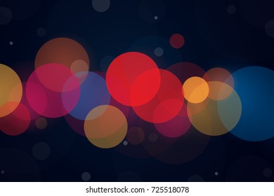 Abstract colorful bokeh background