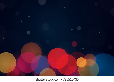 Abstract colorful bokeh background