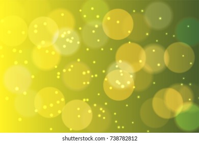 Abstract colorful bokeh background with circles
