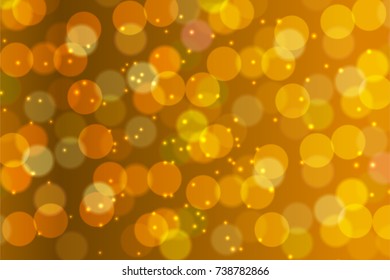 Abstract colorful bokeh background with circles
