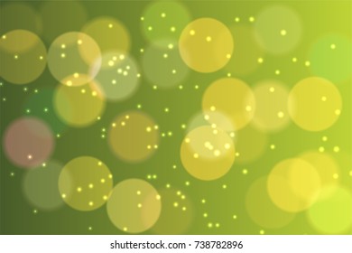 Abstract colorful bokeh background with circles