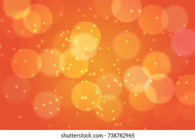 Abstract colorful bokeh background with circles