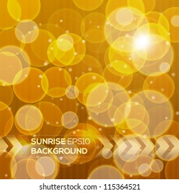 Abstract colorful bokeh background. Vector illustration.
