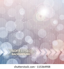 Abstract colorful bokeh background. Vector illustration.