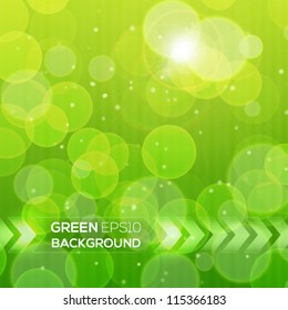 Abstract colorful bokeh background. Vector illustration.
