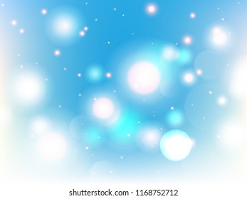 Abstract colorful bokeh background. Vector illustration