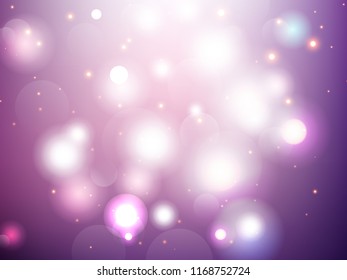Abstract colorful bokeh background. Vector illustration