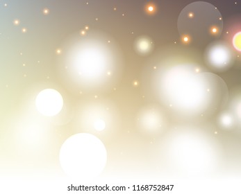 Abstract colorful bokeh background. Vector illustration