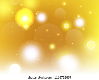 Abstract colorful bokeh background. Vector illustration