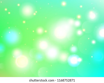 Abstract colorful bokeh background. Vector illustration