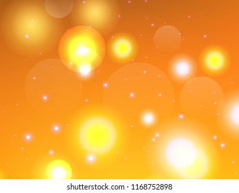 Abstract colorful bokeh background. Vector illustration