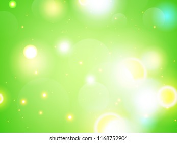 Abstract colorful bokeh background. Vector illustration