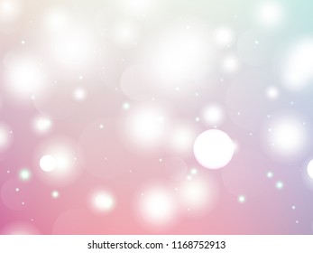 Abstract colorful bokeh background. Vector illustration