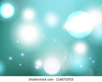 Abstract colorful bokeh background. Vector illustration