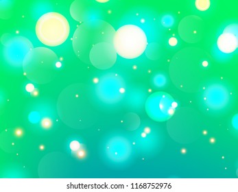 Abstract colorful bokeh background. Vector illustration