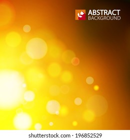 Abstract colorful bokeh background.  Vector illustration