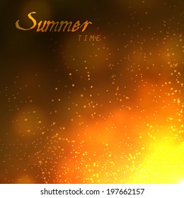 Abstract colorful bokeh background.  Vector illustration.